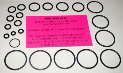 Bob Long M-Tac Marker O-ring Kit - 4 Rebuilds