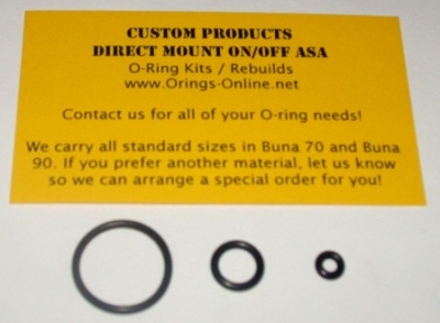 Custom Products Direct Mount On/Off ASA Marker O-ring Kit x4