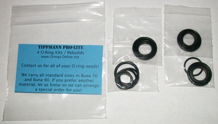 Tippmann Pro-Lite O-ring Kit - 4 Rebuilds