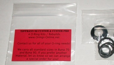 Tippmann 98 Custom / Custom Pro O-ring Kit - 2 Rebuilds