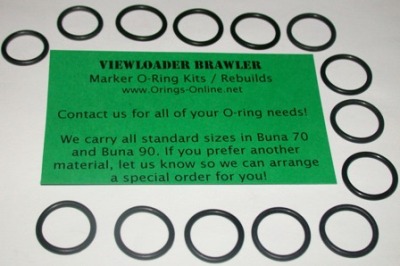Viewloader Brawler Marker O-ring Kit - 2 Rebuilds
