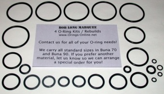 Bob Long - Marquee Marker O-ring kit 4 rebuilds