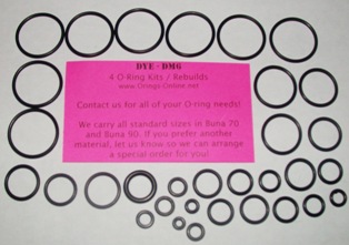DYE - DM6 O-ring Kit - 2 Rebuilds