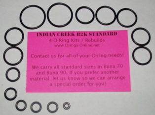 Indian Creek B2K Standard O-ring Kit - 2 Rebuilds