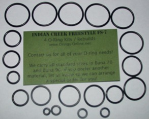 Indian Creek Freestyle FS-7 O-ring Kit - 2 Rebuilds