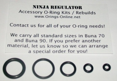 Ninja Regulator O-ring Kit - 2 Rebuilds