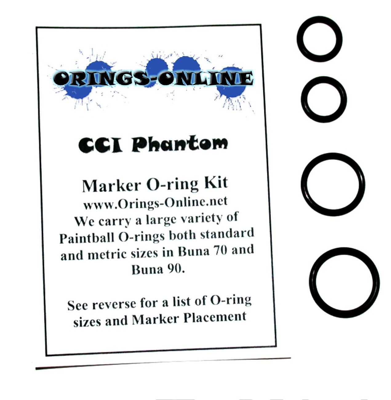 CCI Phantom Marker O-ring Kit