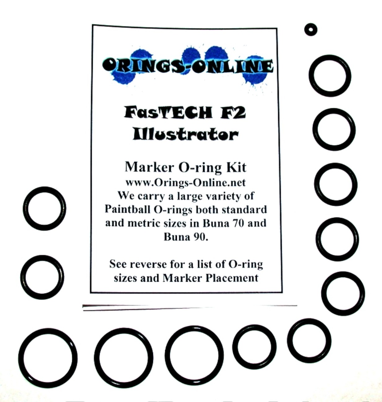 Fastech F2 Illustrator Marker O-ring Kit