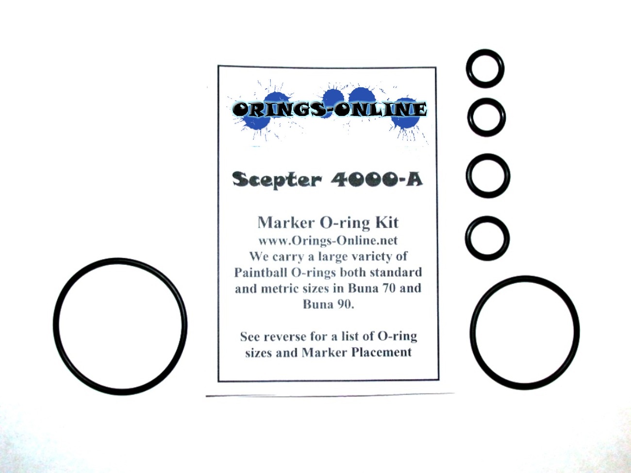 Scepter 4000-A Marker O-ring Kit