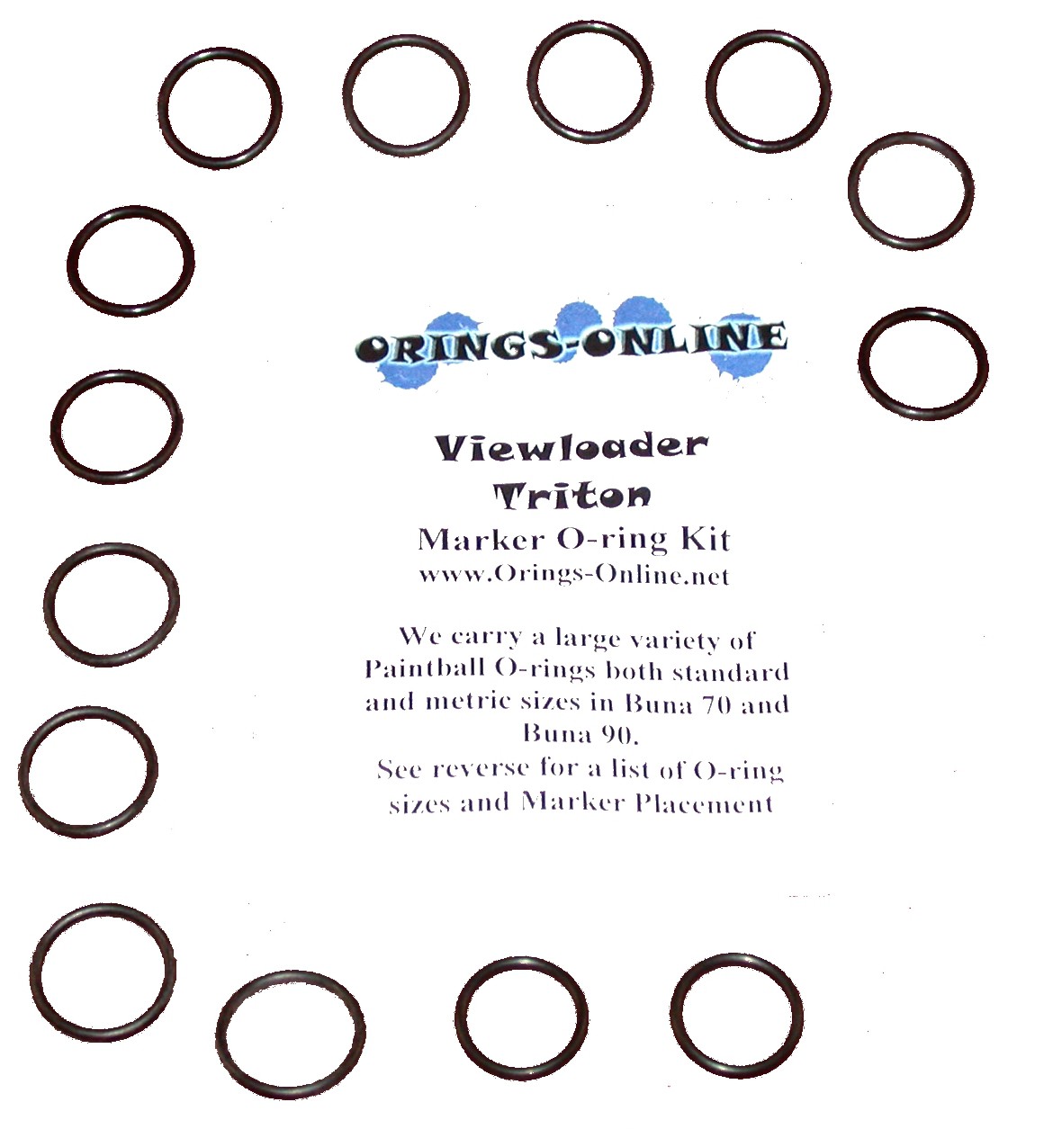 Viewloader Triton Marker O-ring Kit