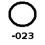 AS568 -023 BN70 O-ring AS568 -023 BN70 O-ring