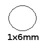 Metric Size 1x6mm BN70 O-ring