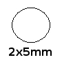 Metric Size 2x5mm BN70 O-ring Metric Size 2x5mm BN70 O-ring