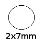 Metric Size 2x7mm BN70 O-ring Metric Size 2x7mm BN70 O-ring
