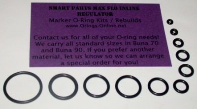 Smart Parts Max Flo Inline Regulator O-ring Kit - 4 Rebuilds