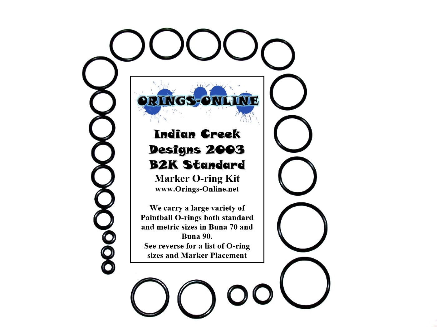 Indian Creek B2K Standard O-ring Kit