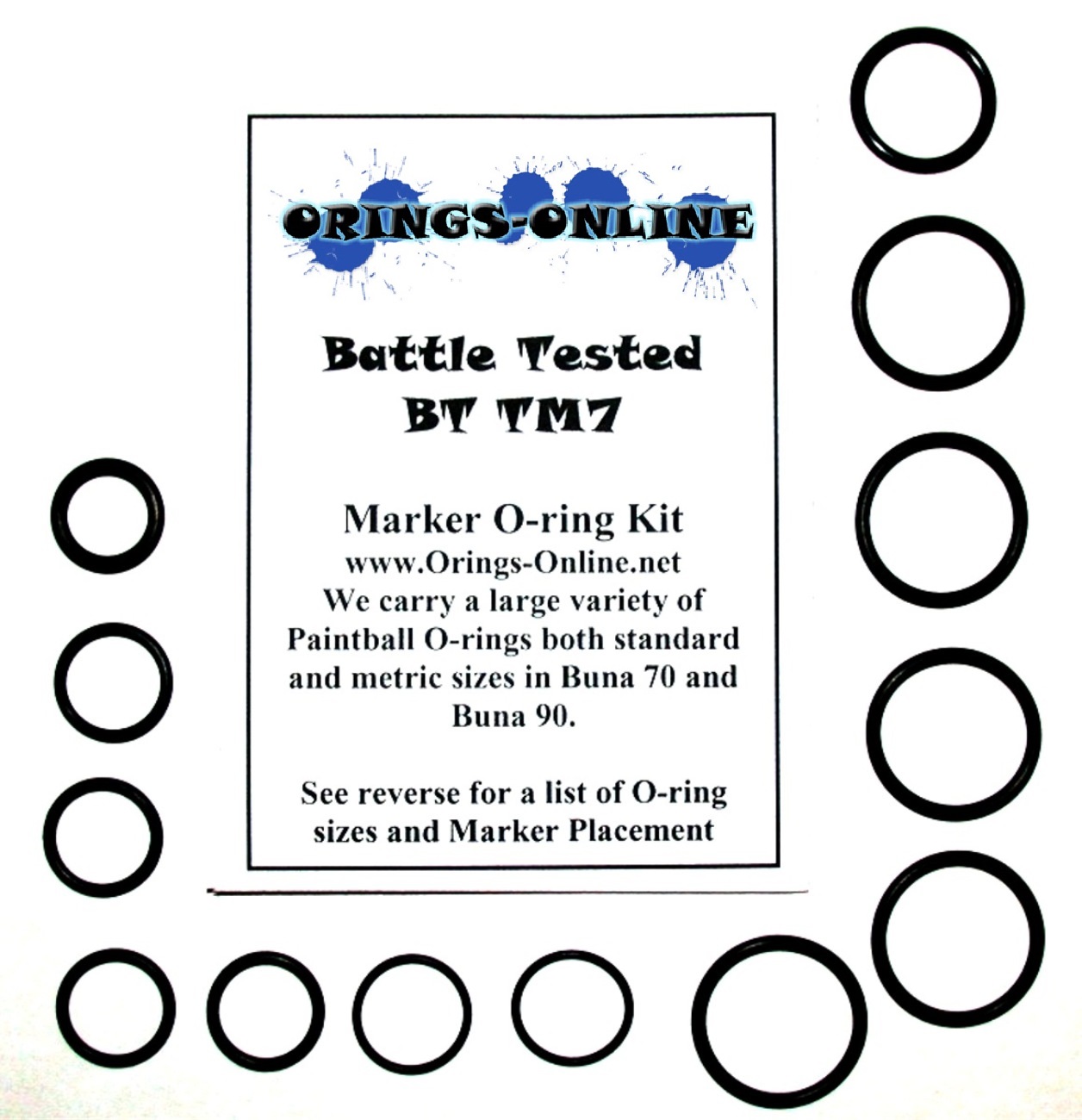 Battle Tested TM7 Marker O-ring Kit