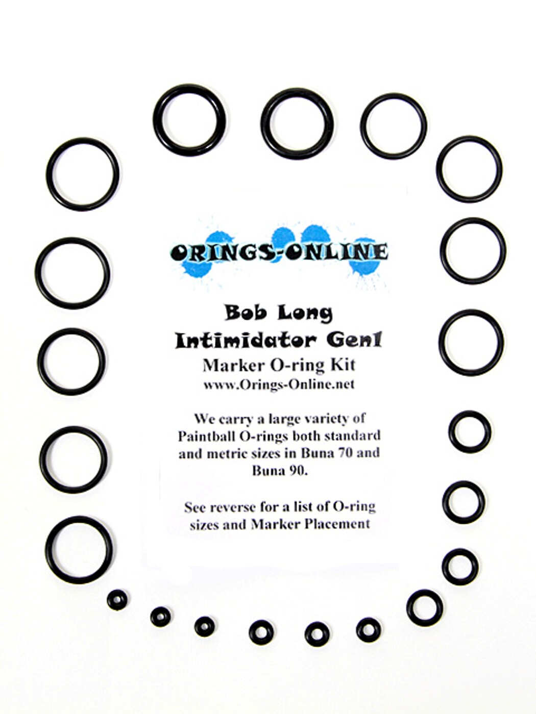 Bob Long Marquee Gen 2 Victory w/Supercharger Marker O-Ring Rebuild Kit 
