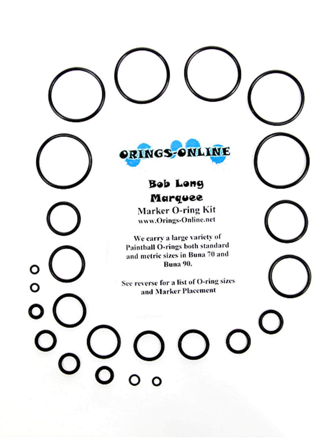 3x REBUILD O-RINGS Bob Long Gen 2 Intimidator Oring Kit 