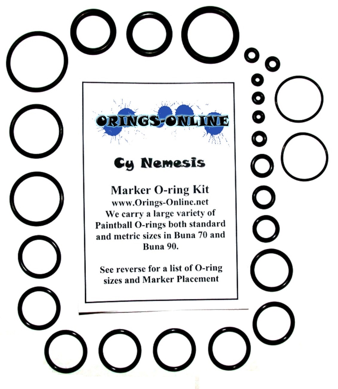 Cy Nemesis Marker O-ring Kit