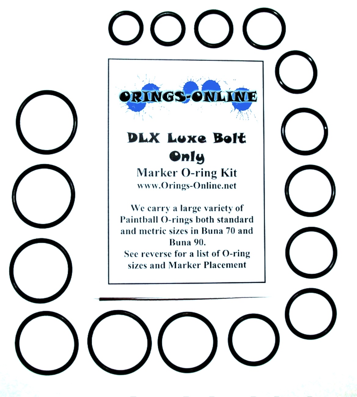 DLX Luxe Bolt Only Marker O-ring Kit