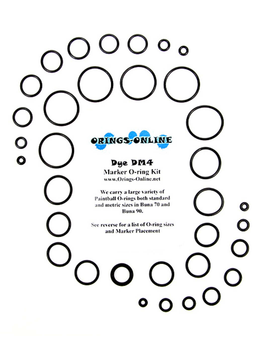 Kit 3x Guarnizioni O-ring Dye DM14 - Ricostruzione Colori - Spedizione Gratuita - Foto 4
