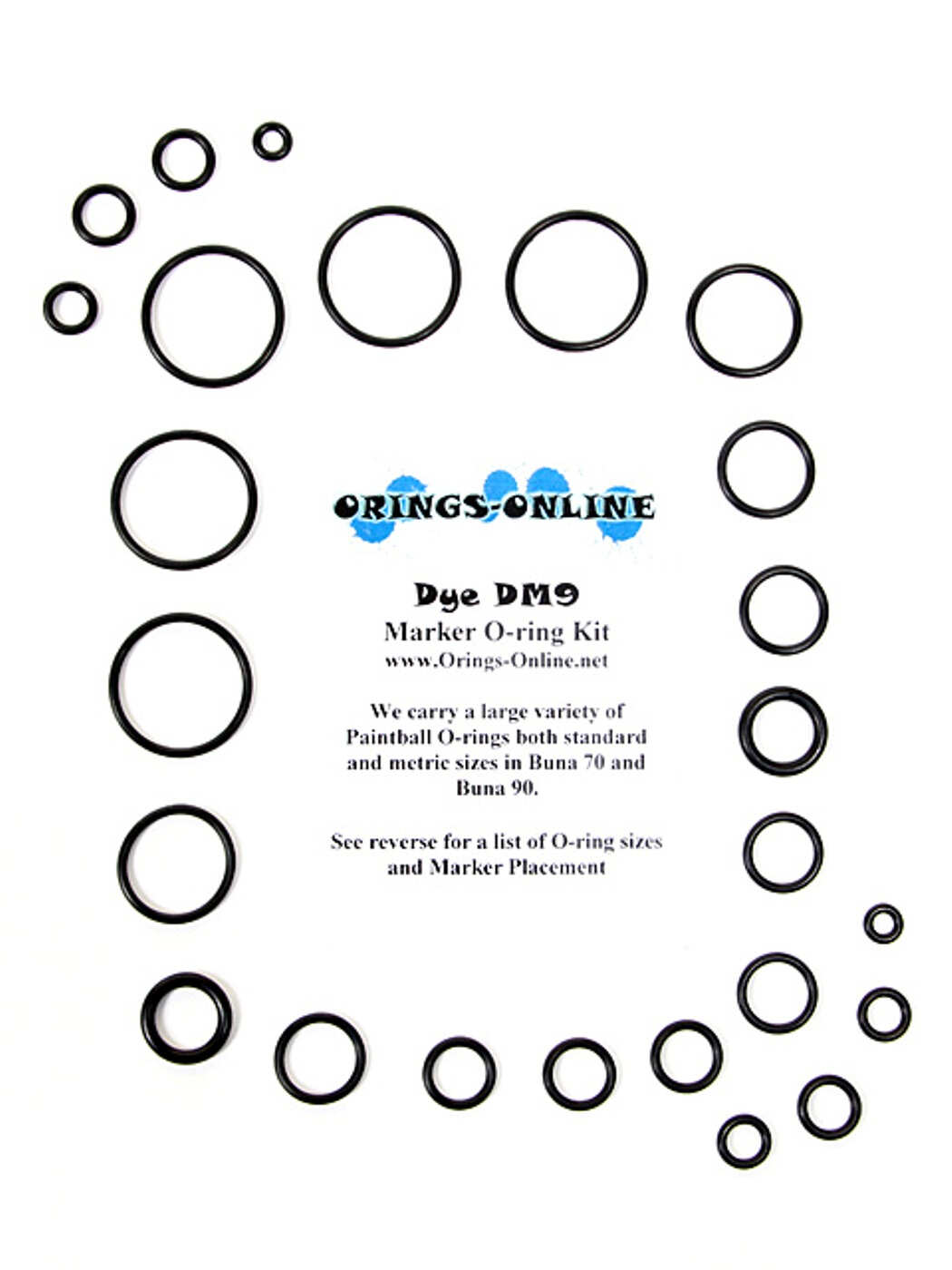 DYE - DM9 O-ring Kit [dye_dm9] - $8.75 : Orings-Online, Your only ...