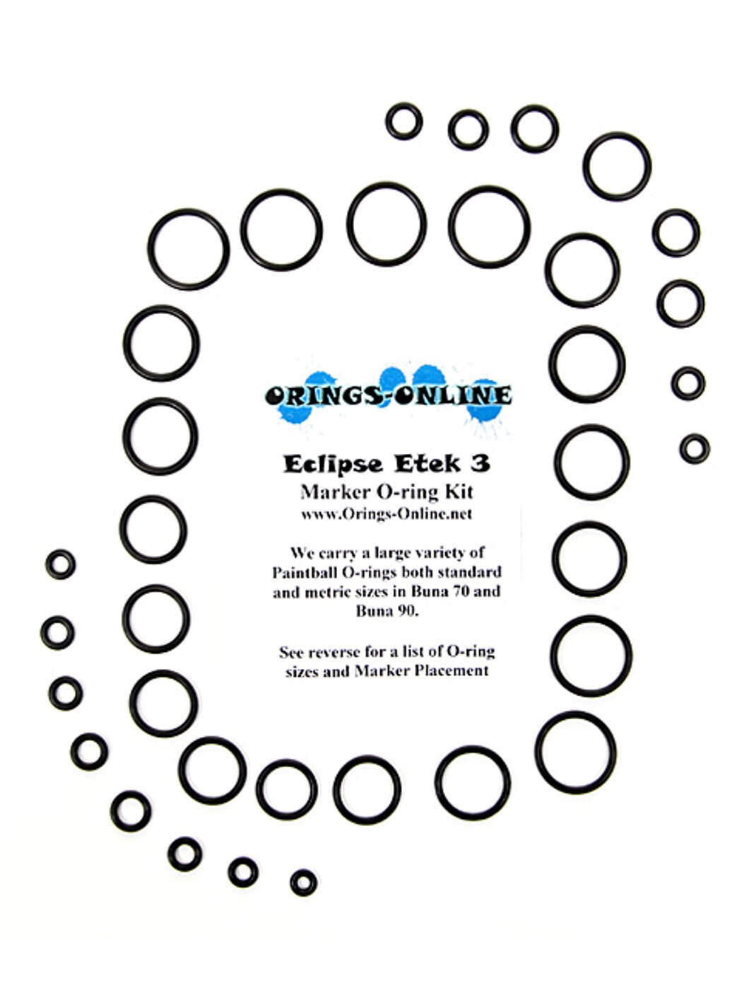 NEW Captain O-Ring Complete Kit 3x Rebuild Eclipse Etek 2 Bag 