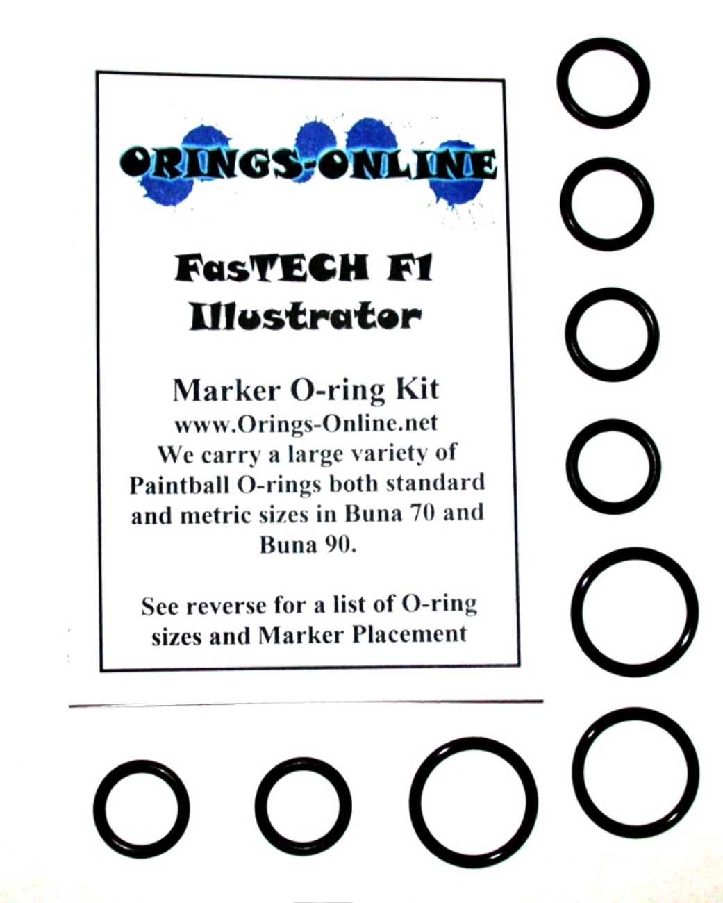Fastech F1 Illustrator Marker O-ring Kit