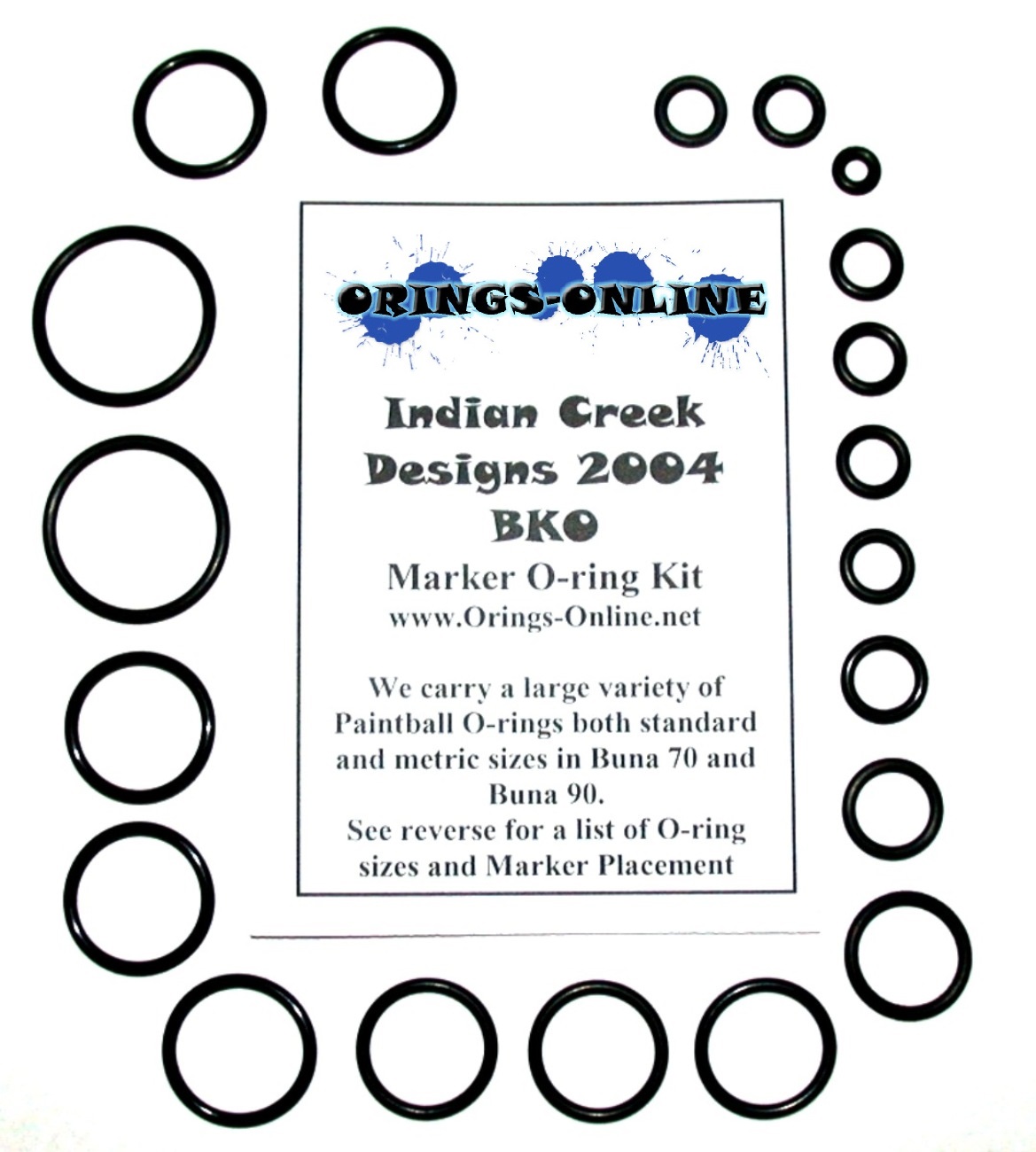Indian Creek BKO 2004 O-ring Kit