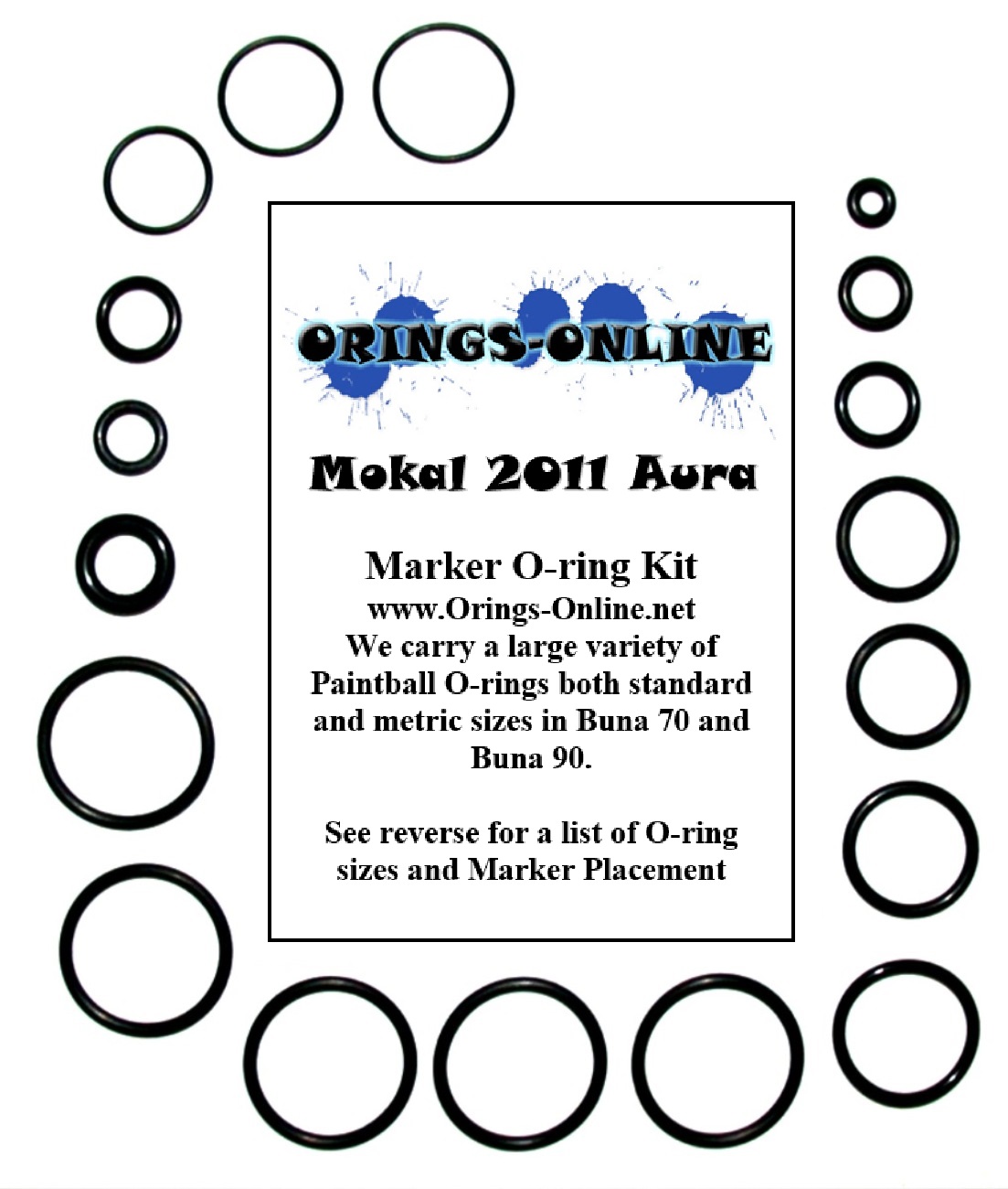 Mokal 2011 Aura Marker O-ring Kit
