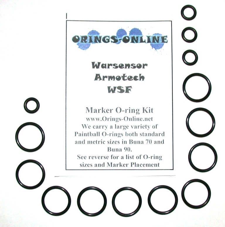 Warsensor Armotech WSF Marker O-ring Kit