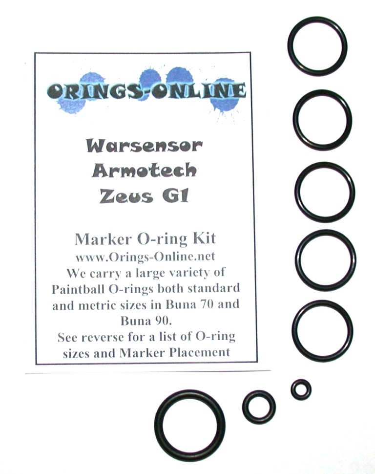 Warsensor Armotech Zeus G1 Marker O-ring Kit