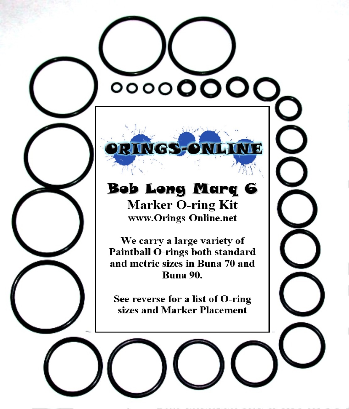 Bob Long Marq 6 Marker O-ring Kit