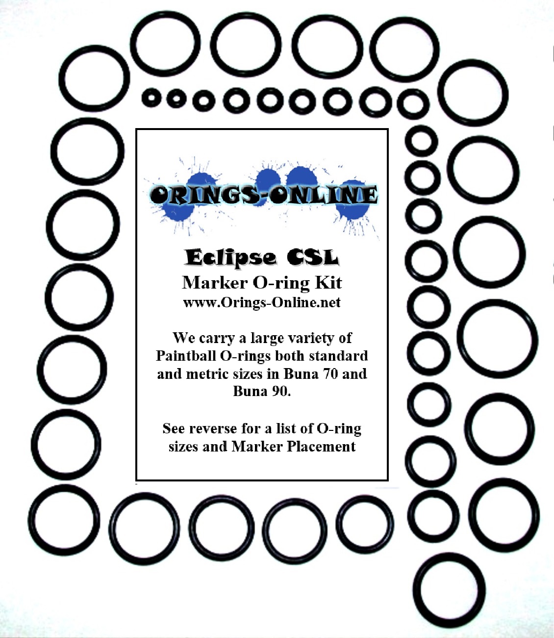 Planet Eclipse CSL Marker O-ring Kit