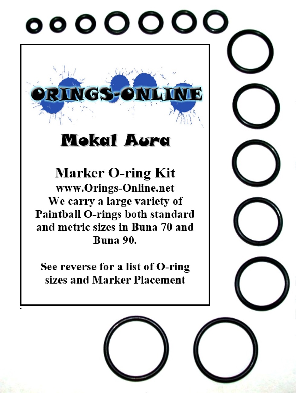 Mokal Aura Marker O-ring Kit