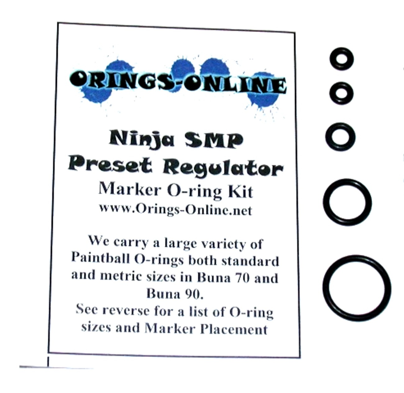 Ninja SMP Preset Regulator O-ring Kit