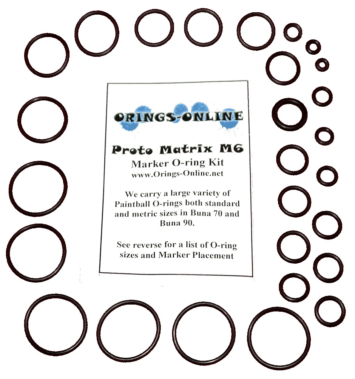 Performance Tool 419-Piece Metric O-Ring Assortment - W5203 - Dennis Kirk