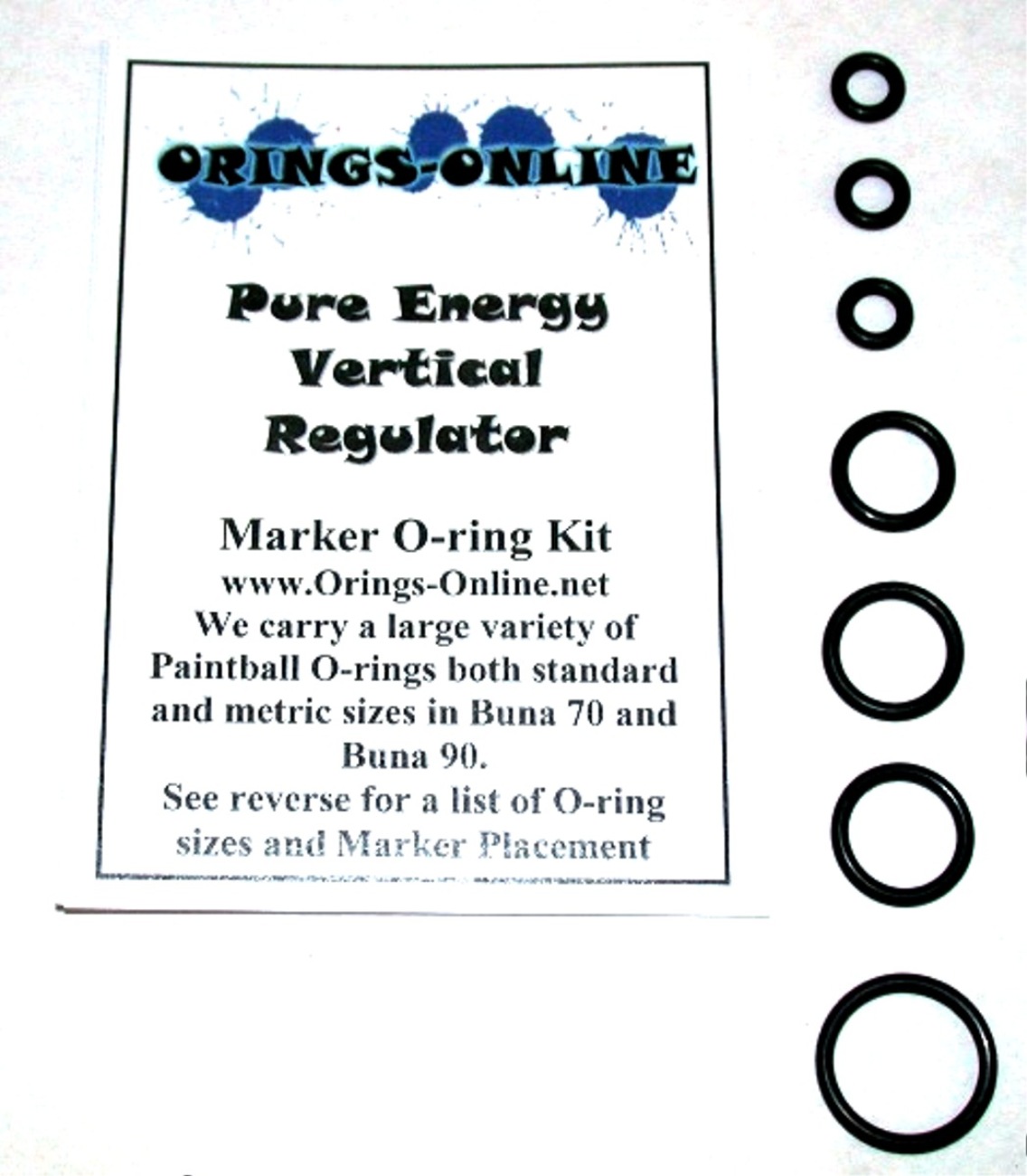 Pure Energy Vertical Regulator O-ring Kit