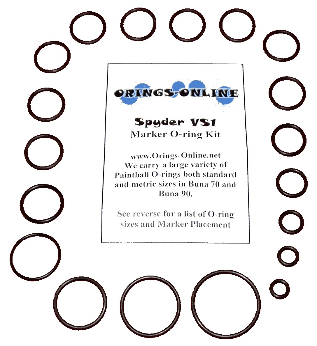 Spyder VS1 Marker O-ring Kit