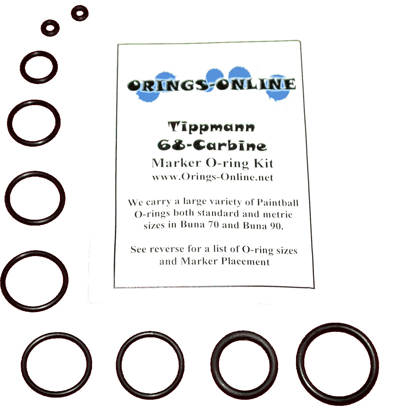 Tippmann 68 Carbine Marker O-ring Kit