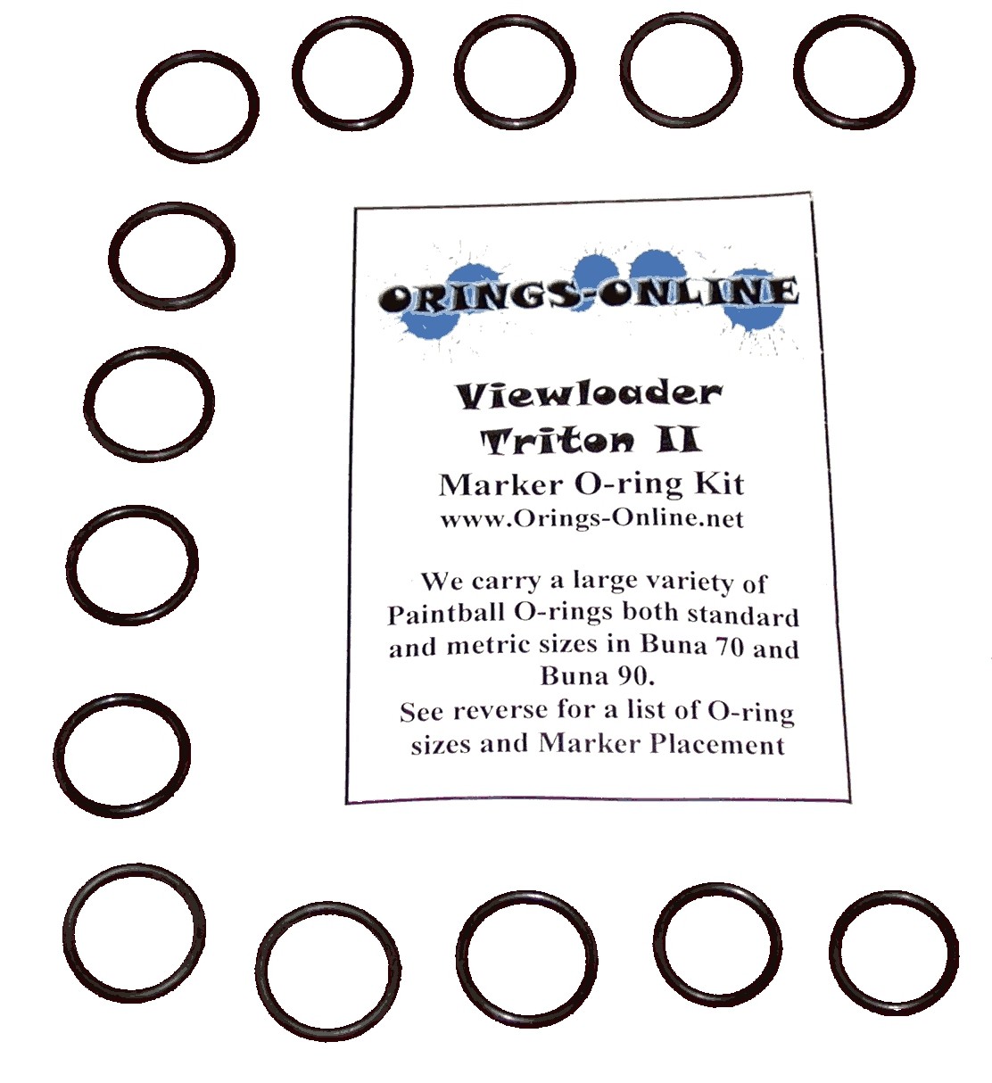 Viewloader Triton II Marker O-ring Kit